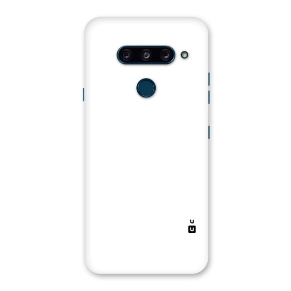 Plain White Back Case for LG  V40 ThinQ